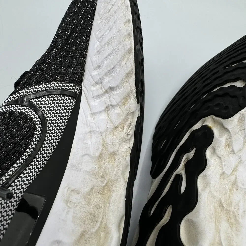 Nike Women's React Infinity Run Flyknit 3 Black White Size 8.5 Mens 10 Womens